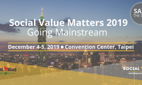 【開催決定：2019年12月4-5日@台北】Social Value International Conference 2019が台湾にて開催されます